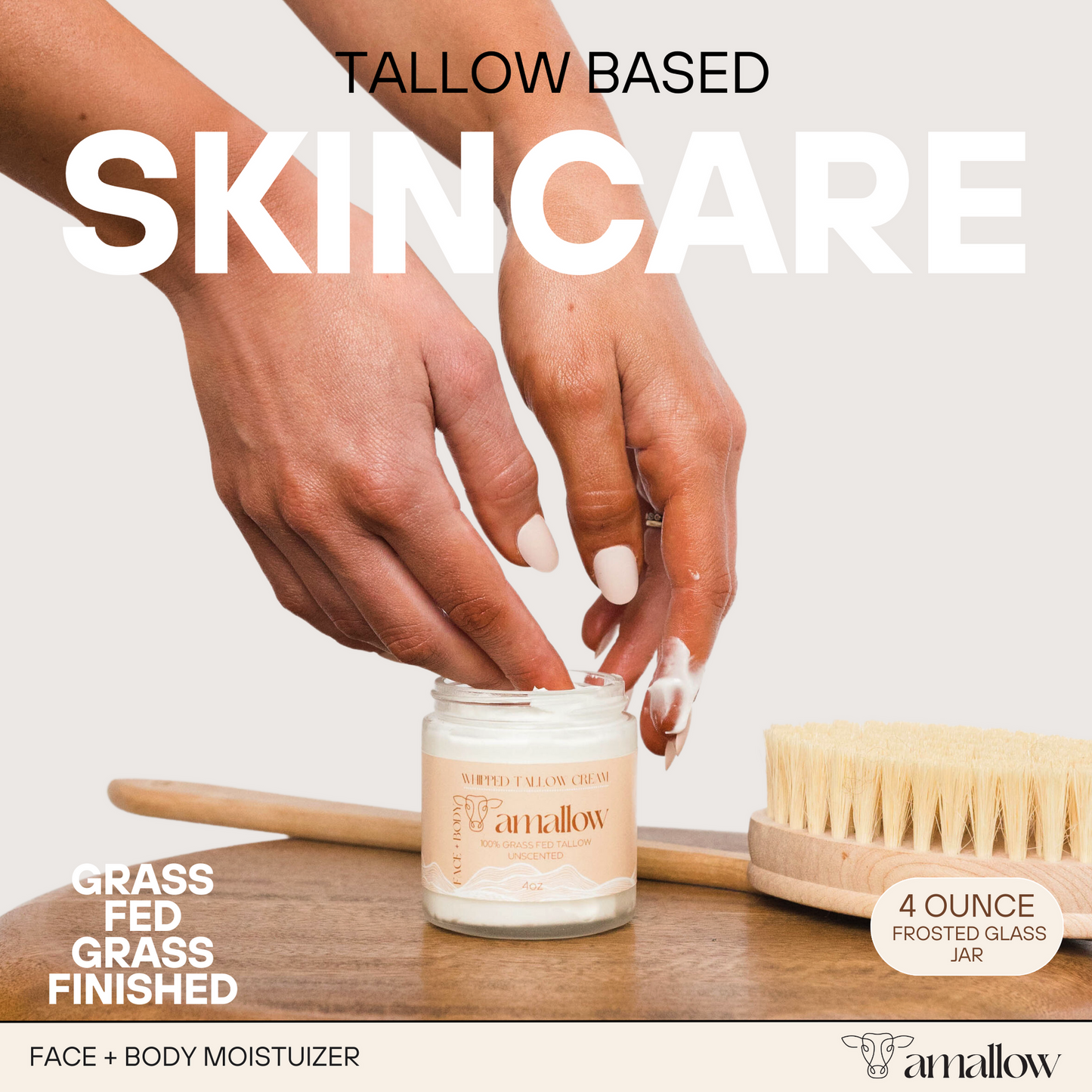 Amallow Whipped Tallow Cream 4 FL. oz